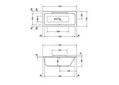 Duravit Акриловая ванна "DuraStyle 700297000000000" R 170х75 – фотография-3